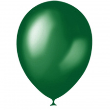 Шар с гелием Темно-зеленый металлик 30-35 см