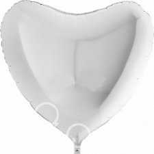 Фольгированный шар Сердце белое 91 см