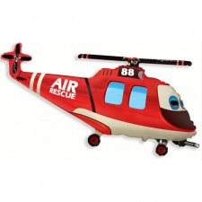 Фольгированная фигура № 361 Вертолет (спасательный)
