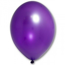 Шар с гелием Фиолетовый металлик 30-35 см