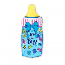 Фольгированный шар № 172 «Бутылочка It's a Boy»