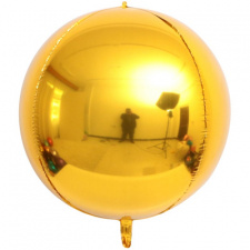 3D Сфера  (Gold) 18"/ 45 см