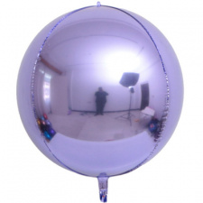 3D Сфера  (Light Purple) 18"/ 45 см