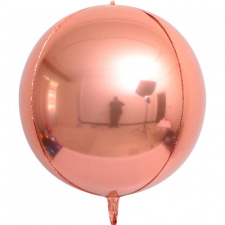 3D Сфера ( Rose Gold)18"/45 см
