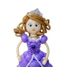 Фигура из шаров №116 Принцесса София