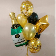 Букет из шаров № 195 Брызги шампанского