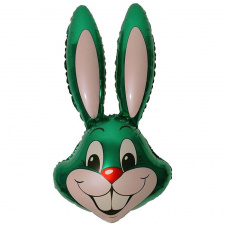 Фольгированная фигура № 171 Кролик зеленый