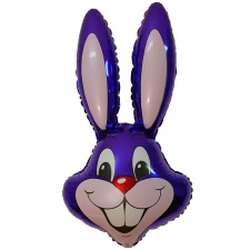 Фольгированная фигура № 434 Кролик фиолетовый
