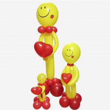 Фигура из шаров №297 Влюбленные человечки