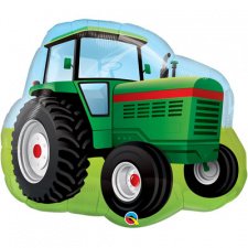 Фольгированная фигура №442 Трактор зеленый