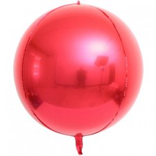 3D Сфера  (Red) 18"/ 45 см
