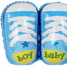 Фольгированная фигура № 400 «Ботиночки Boy Baby»