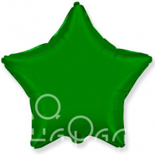 Фольгированный шар Звезда зеленая 91 см