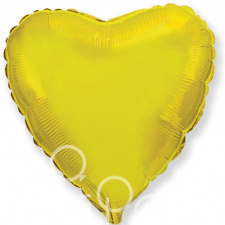 Фольгированный шар Сердце золото 91 см