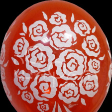 Шары №105 «Розы красные»