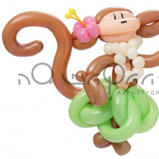 Фигура из шаров №32 Танец обезьянки