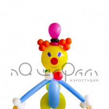 Фигура из шаров №33 Клоун карандаш