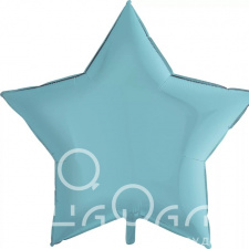 Фольгированный шар Звезда голубая 91 см