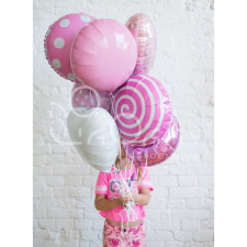 Букет из шаров № 512 «Розовое счастье»