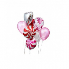 Букет из шаров № 509 «Розовый леденец»