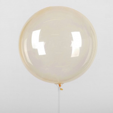 Шар Баблс (Bubble) 45 см (надут воздухом, на палочке)