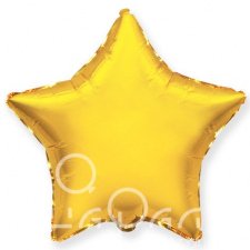 Фольгированный шар Звезда золото 91 см