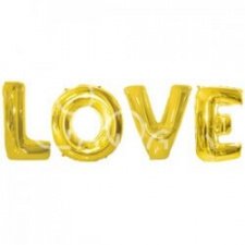 Фольгированный шар «Набор букв LOVE»