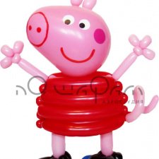 Фигура из шаров №44 Свинка Пеппа