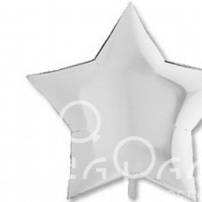 Фольгированный шар Звезда серебро 91 см