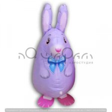 Шар ходячка «Фиолетовый кролик»