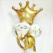 Букет из шаров №424 «Королевское венчание»